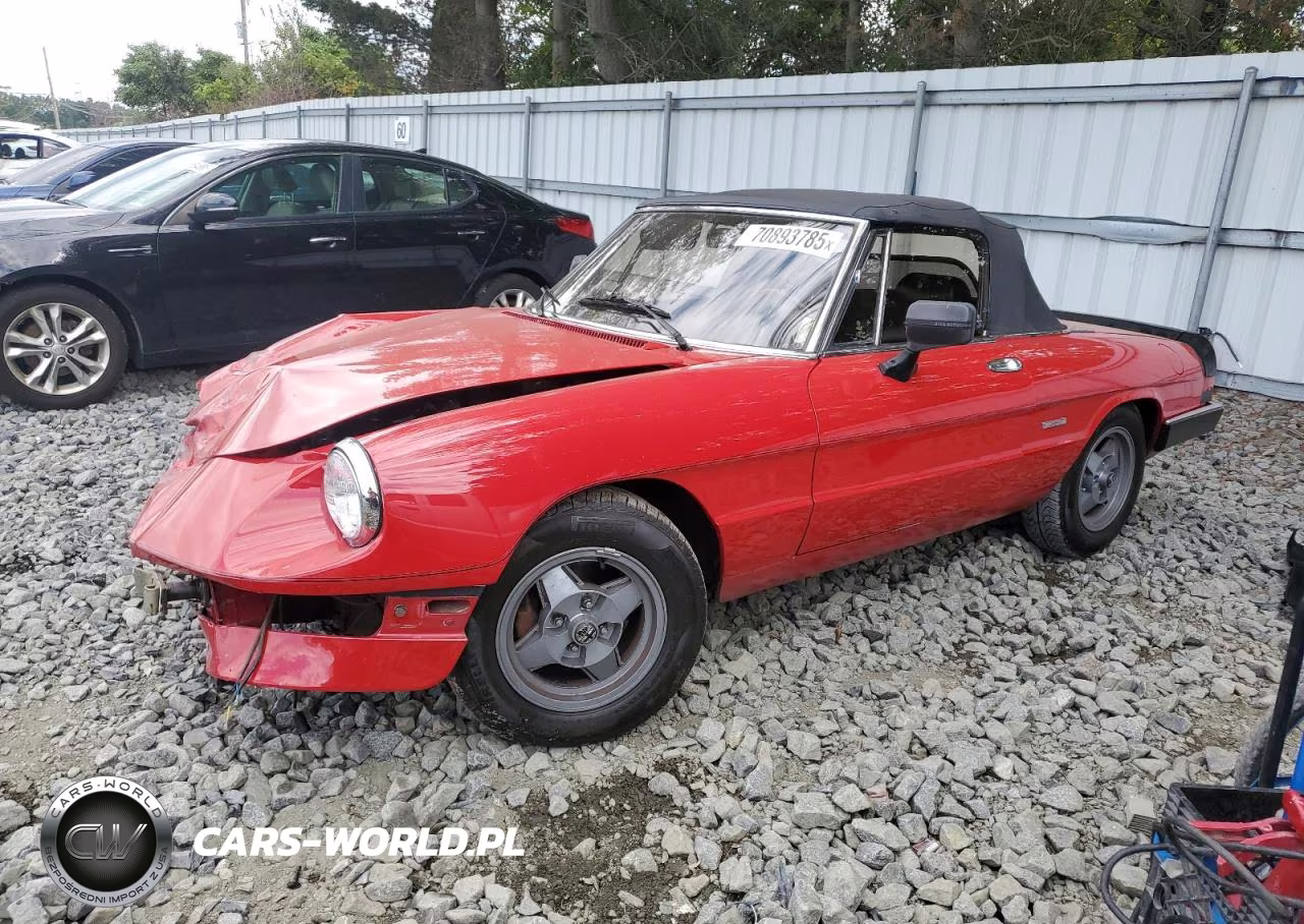 1986 Alfa Romeo Veloce 2000 Spider