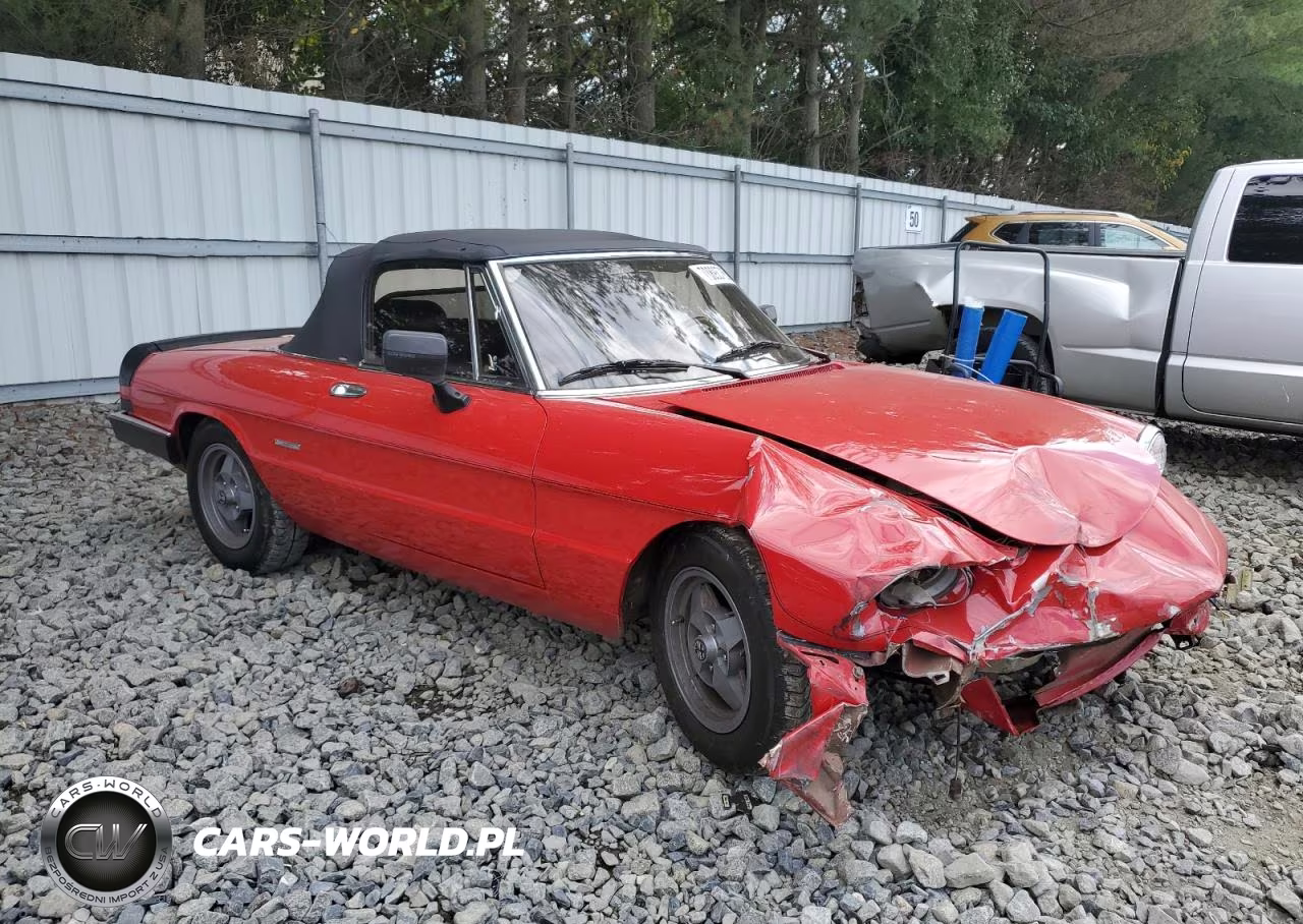 1986 Alfa Romeo Veloce 2000 Spider VIN:ZARBA5412G1044047 - 4