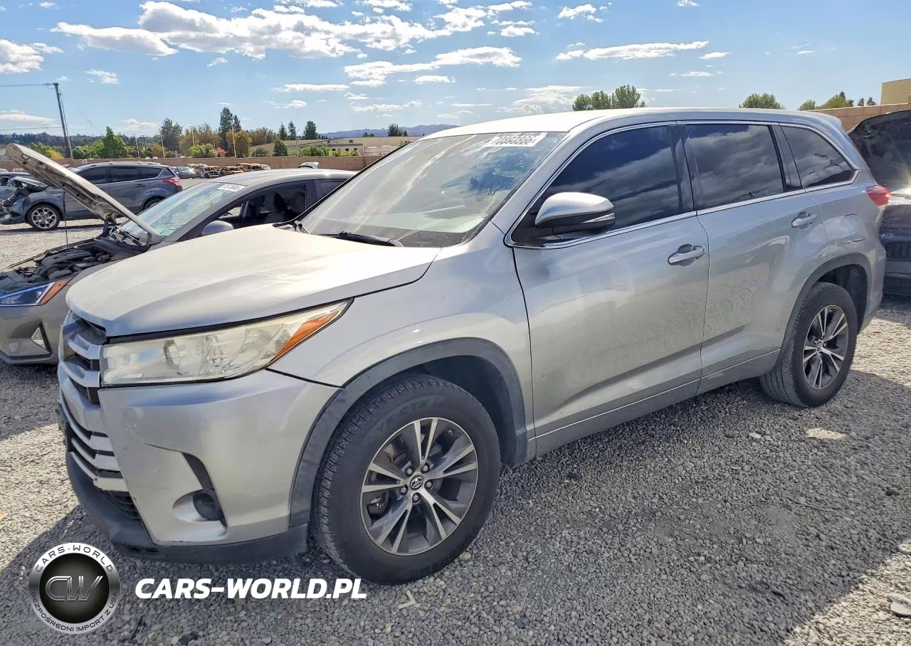 2017 Toyota Highlander Le VIN:5TDZARFH3HS024257 - 1