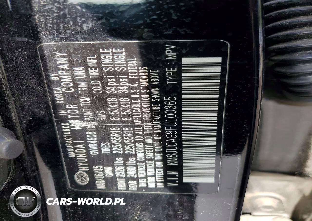 2015 Hyundai Tucson Limited VIN:KM8JUCAG8FU100365 - 12