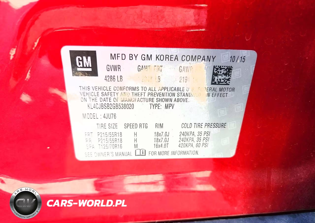 2016 Buick Encore Convenience VIN:KL4CJBSB2GB538020 - 13