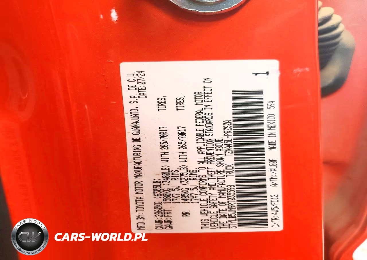 2024 Toyota Tacoma Trd Off-Road VIN:3TYLB5JN9RT035598 - 12