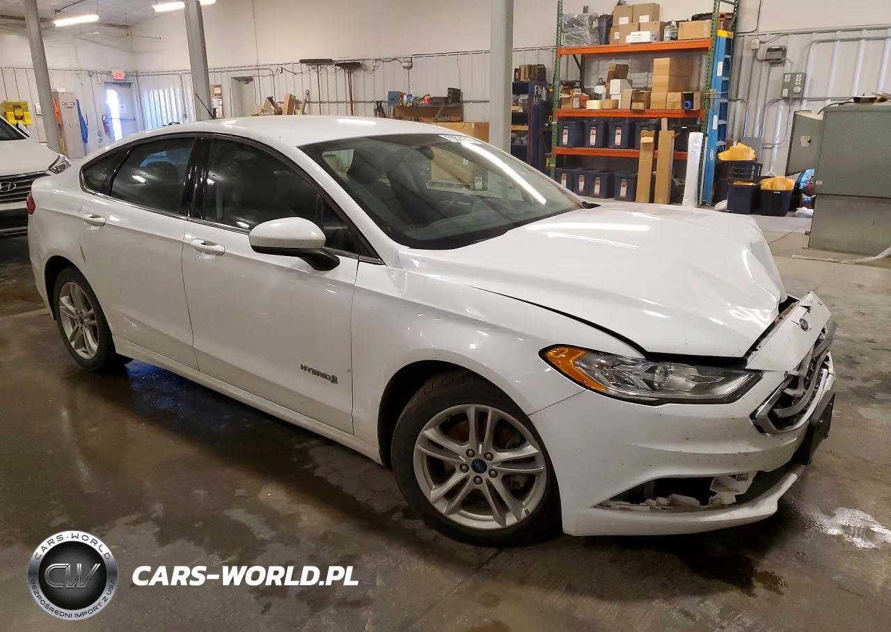 2018 Ford Fusion S Hybrid VIN:3FA6P0UU5JR122721 - 4
