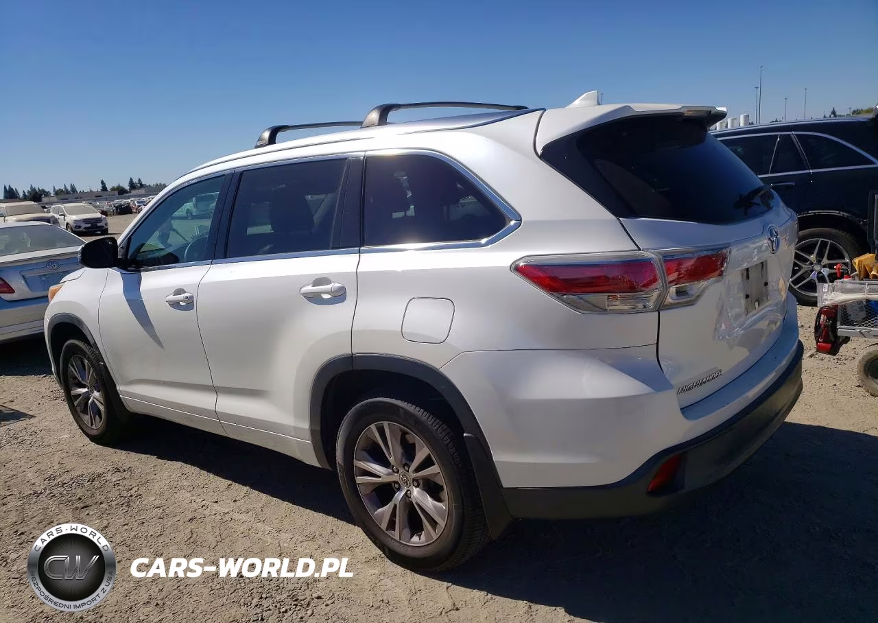 2014 Toyota Highlander Xle VIN:5TDJKRFH8ES031369 - 2