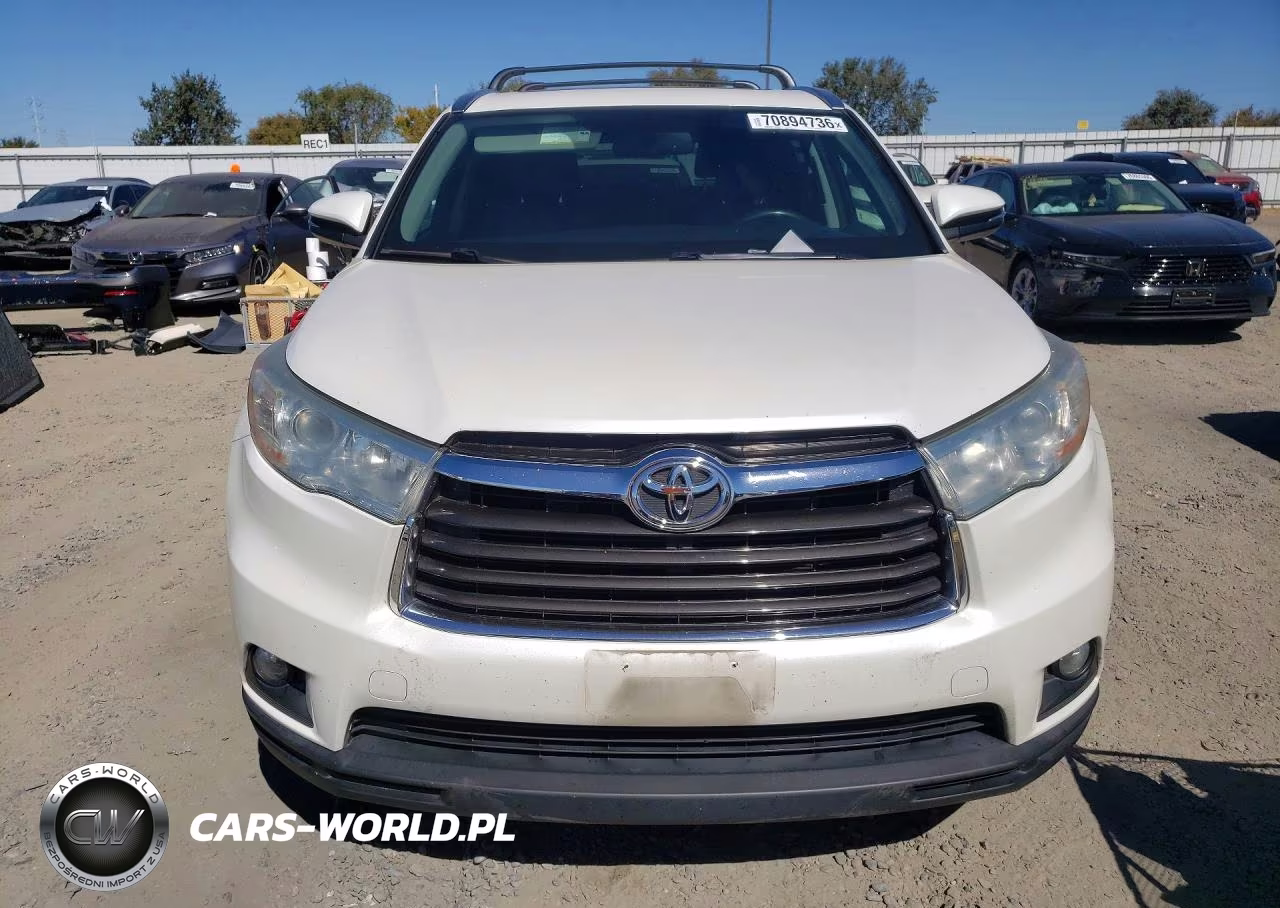 2014 Toyota Highlander Xle VIN:5TDJKRFH8ES031369 - 5