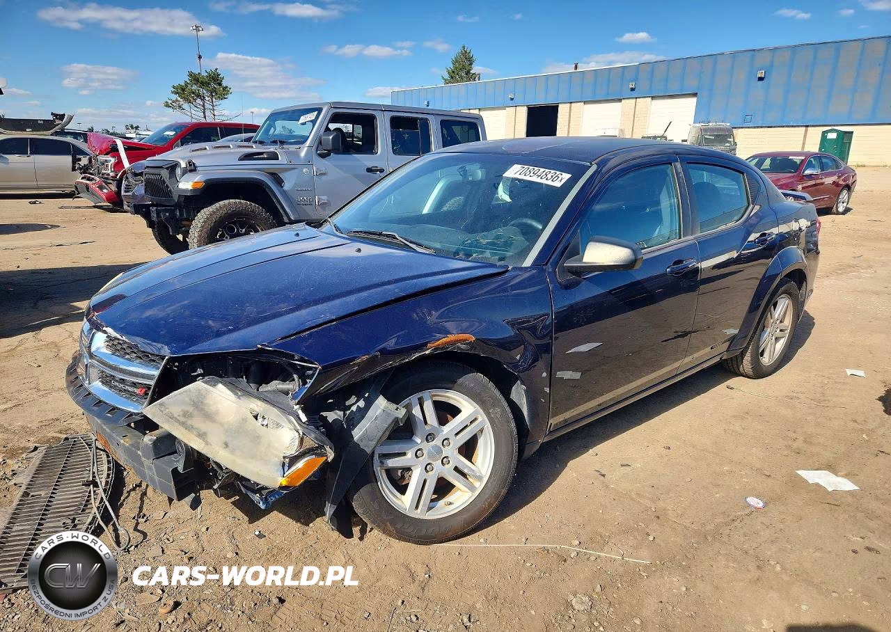 2014 Dodge Avenger Se VIN:1C3CDZAG1EN219212 - 1