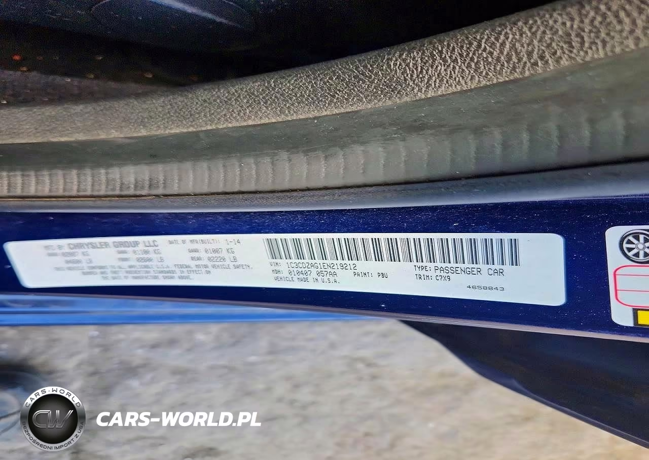 2014 Dodge Avenger Se VIN:1C3CDZAG1EN219212 - 12