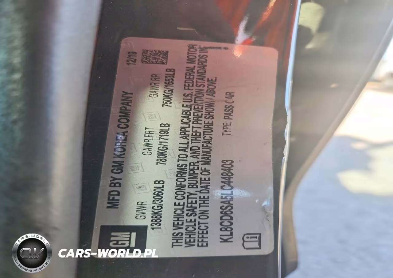 2020 Chevrolet Spark 1Lt VIN:KL8CD6SA5LC448403 - 12