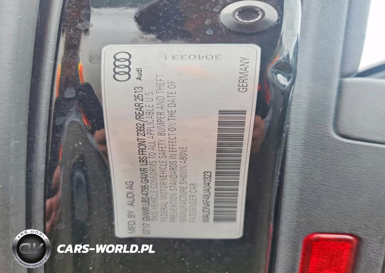 2018 Audi A4 Premium VIN:WAUDNAF48JA040323 - 12