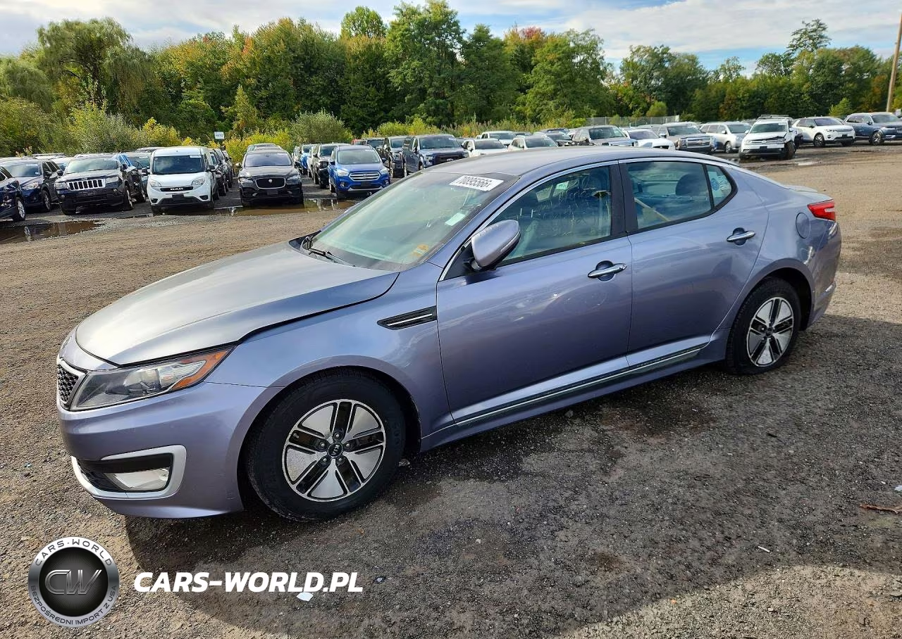 2012 Kia Optima Hybrid VIN:KNAGM4ADXC5011507 - 1