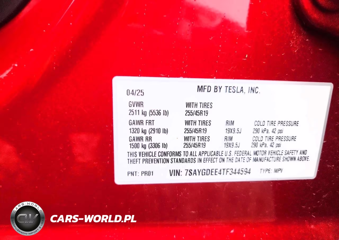 2026 Tesla Model Y VIN:7SAYGDEE4TF344594 - 12