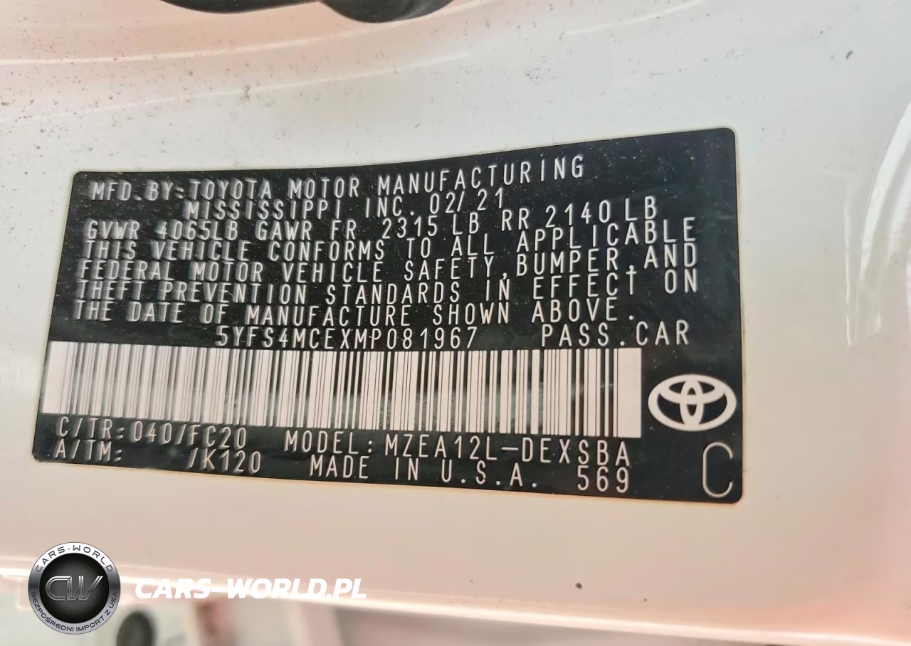 2021 Toyota Corolla Se Nightshade Edition VIN:5YFS4MCEXMP081967 - 12
