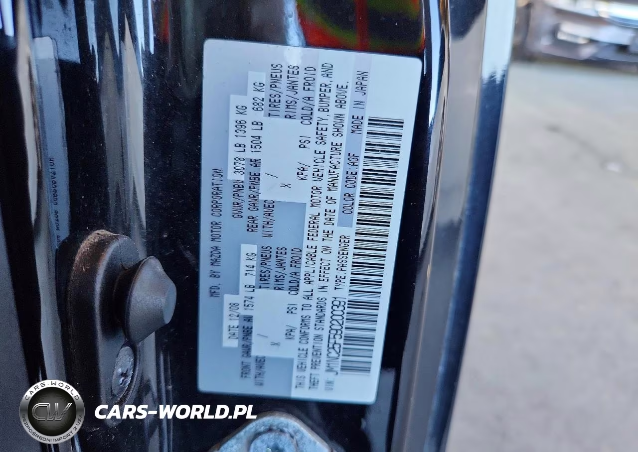 2009 Mazda Mx-5 Miata VIN:JM1NC25F590200391 - 12