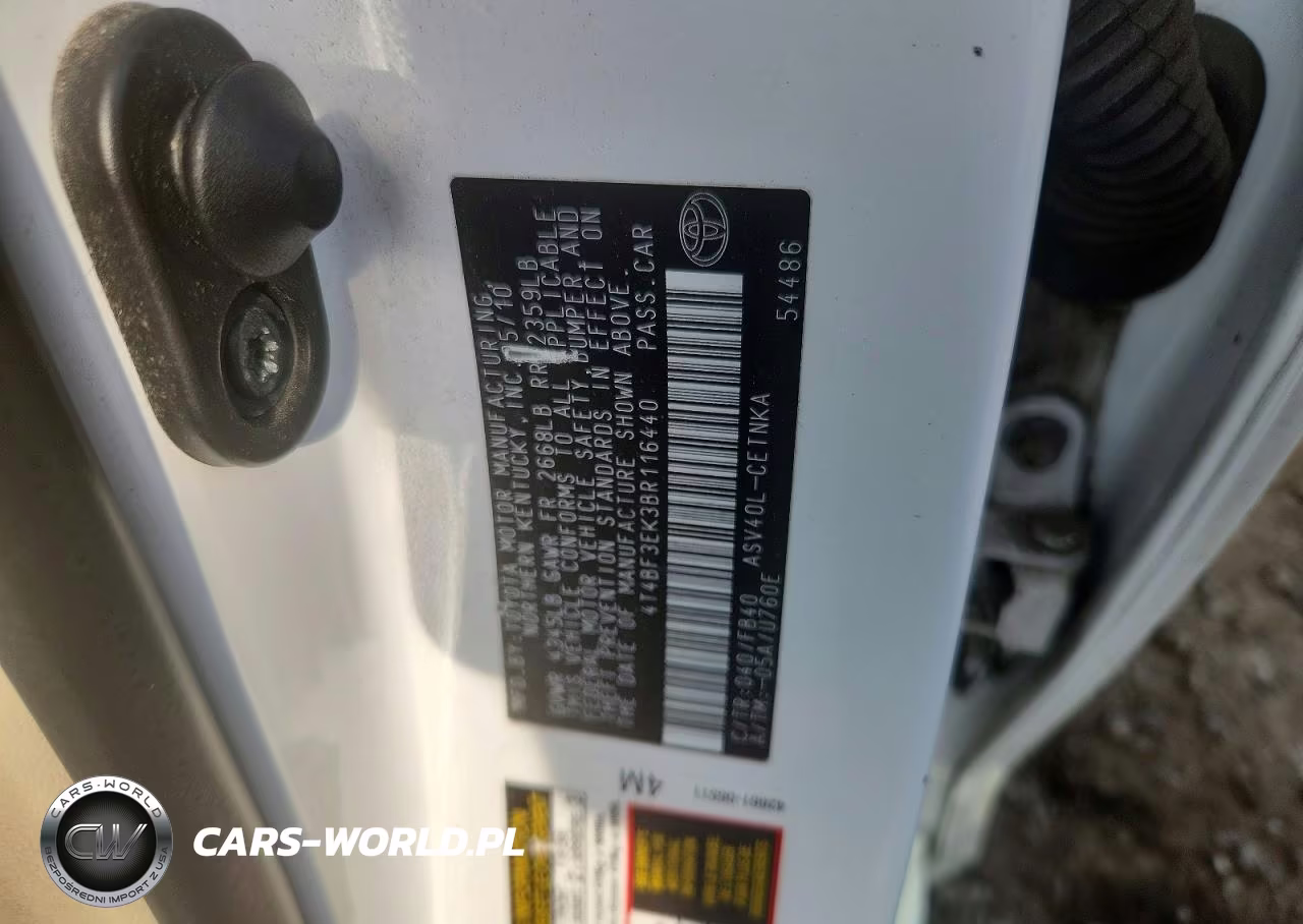 2011 Toyota Camry Le VIN:4T4BF3EK3BR116440 - 12