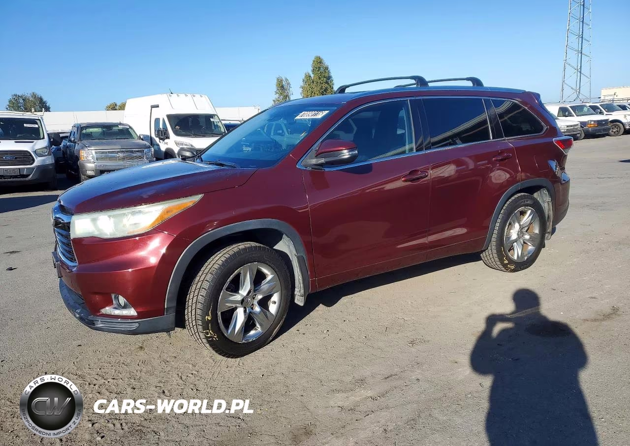 2015 Toyota Highlander Limited VIN:5TDDKRFH1FS114673 - 1