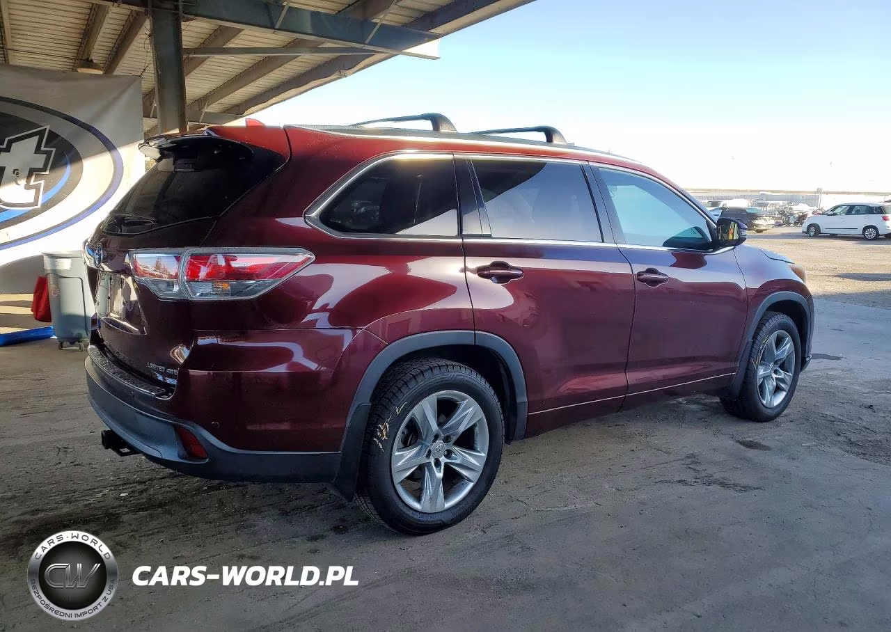 2015 Toyota Highlander Limited VIN:5TDDKRFH1FS114673 - 3