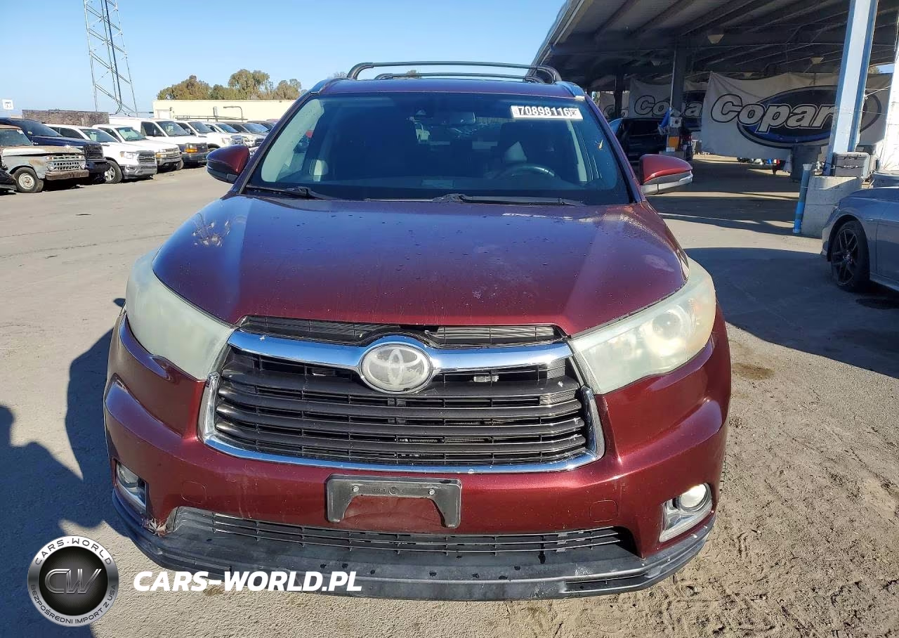 2015 Toyota Highlander Limited VIN:5TDDKRFH1FS114673 - 5
