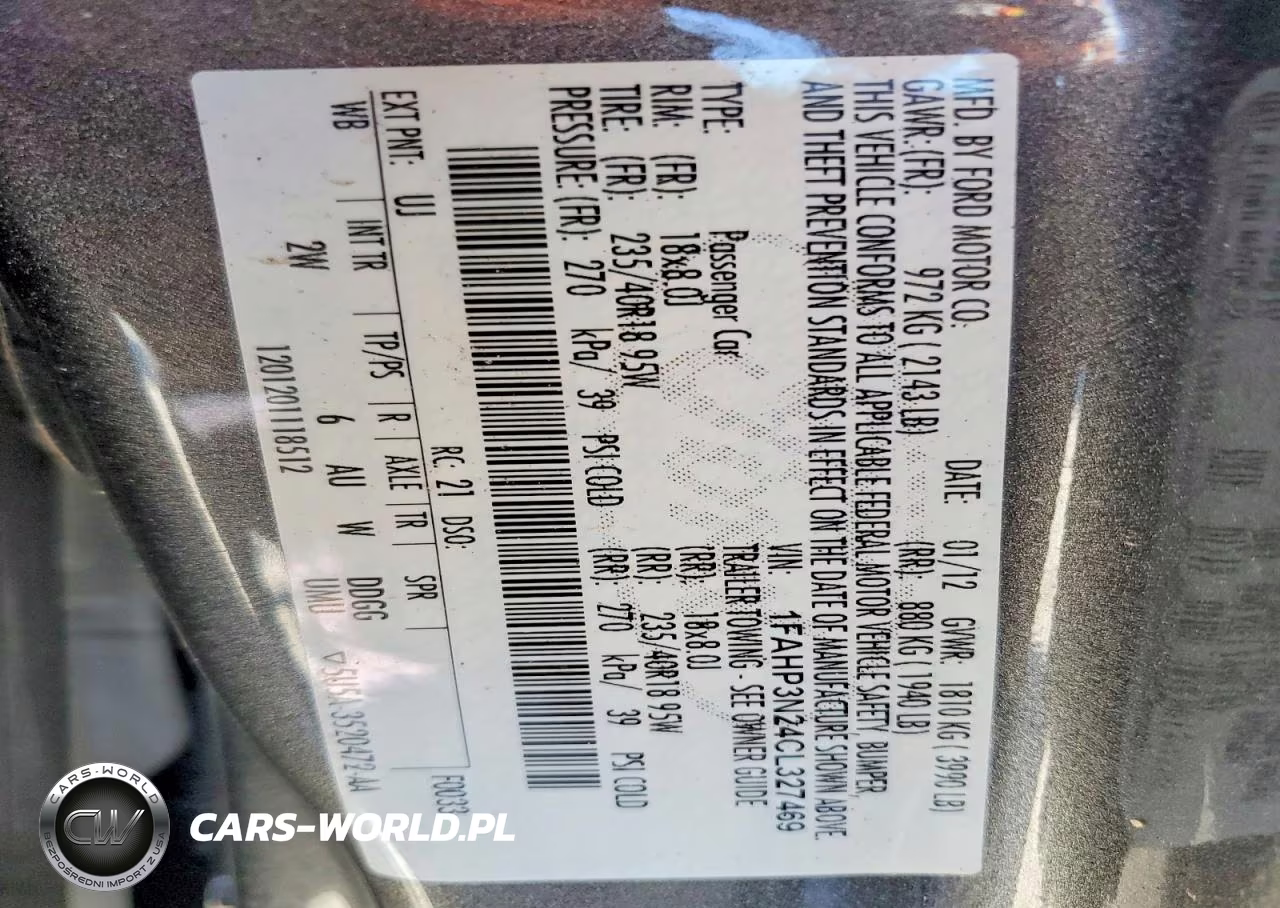 2012 Ford Focus Titanium VIN:1FAHP3N24CL327469 - 12