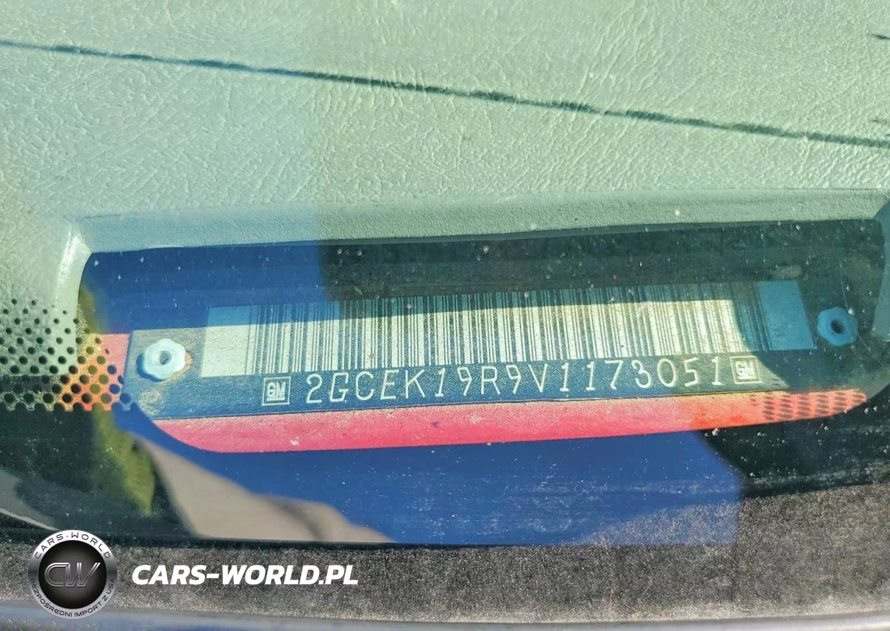 1997 Chevrolet Gmt-400 K1500 VIN:2GCEK19R9V1173051 - 12
