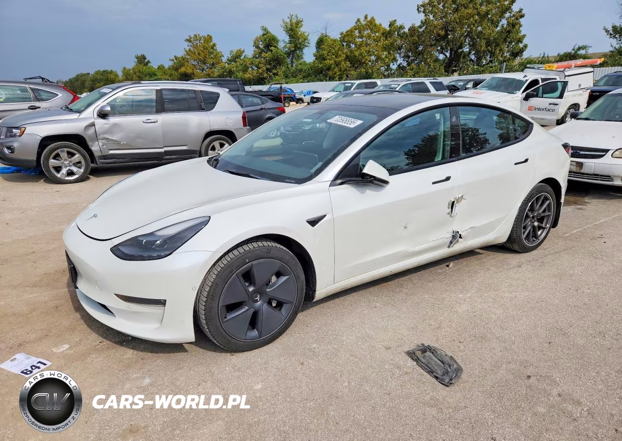 2022 Tesla Model 3 VIN:5YJ3E1EB7NF249466 - 1