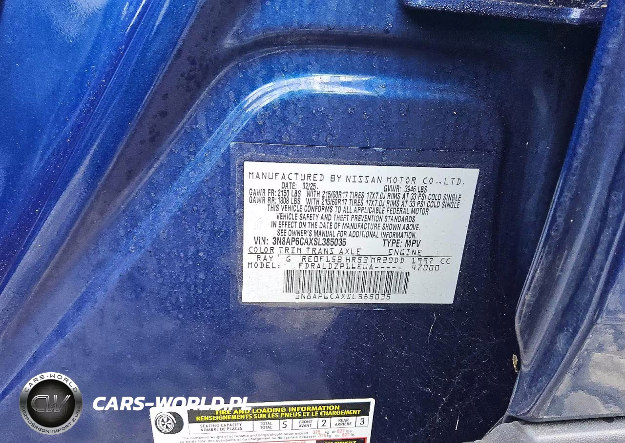 2025 Nissan Kicks Sv VIN:3N8AP6CAXSL385035 - 13