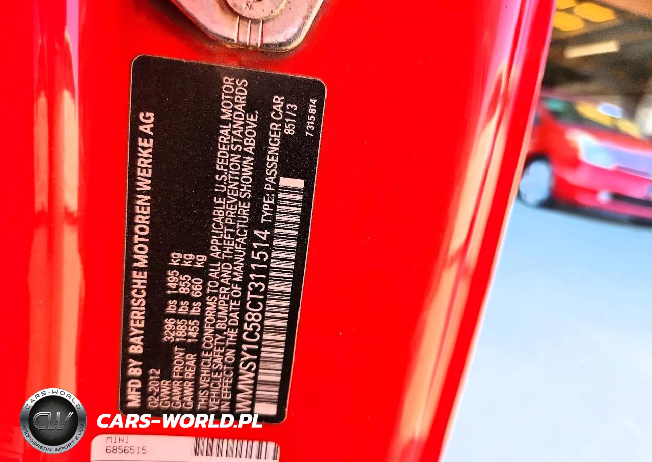 2012 Mini Cooper Roadster VIN:WMWSY1C58CT311514 - 12