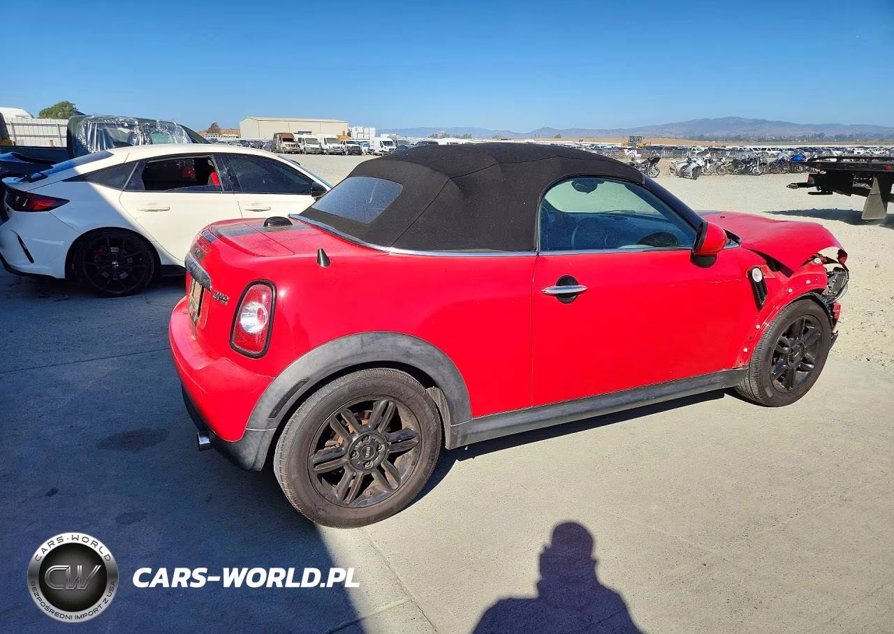 2012 Mini Cooper Roadster VIN:WMWSY1C58CT311514 - 3