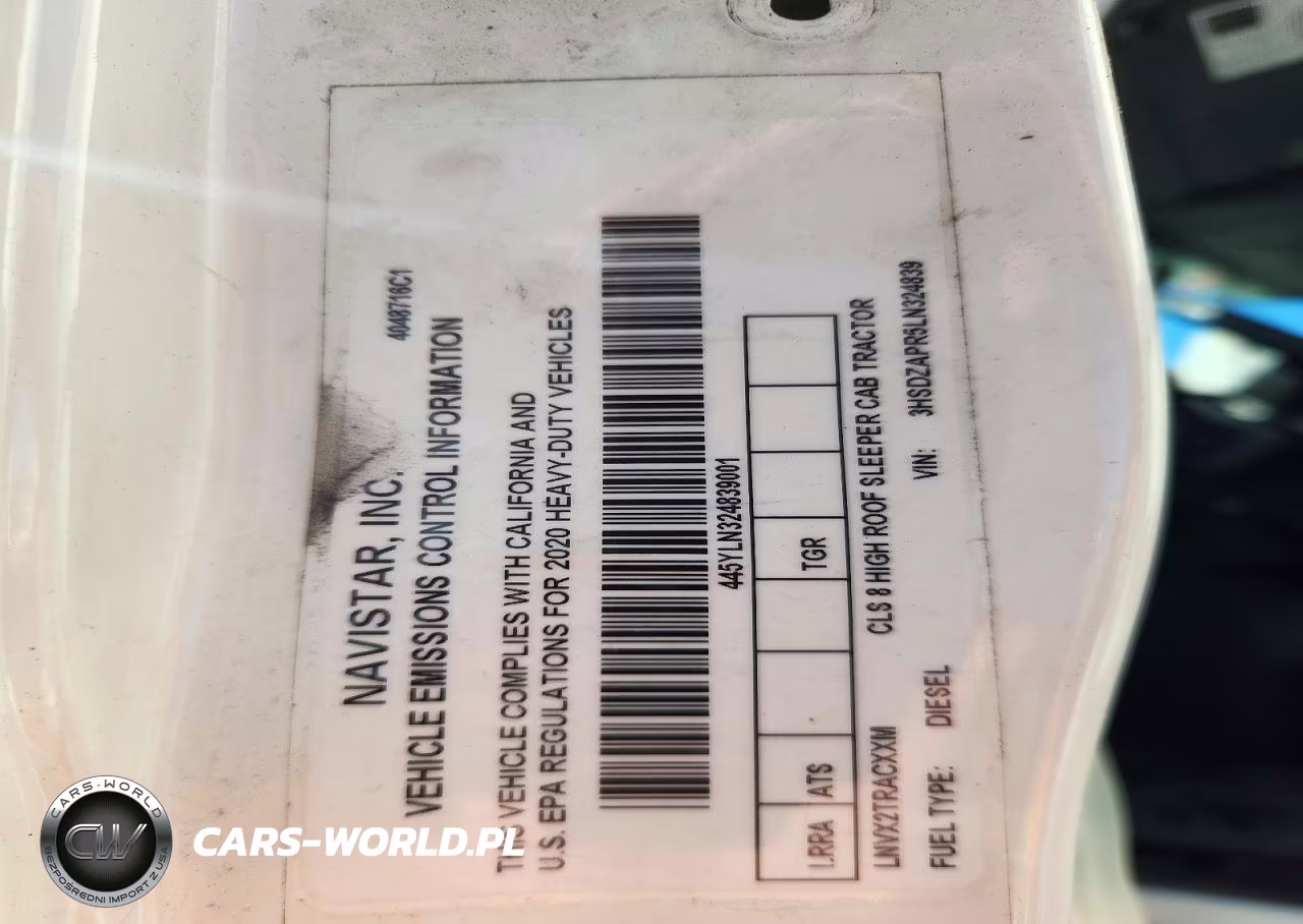 2020 International Lt625 Semi Truck VIN:3HSDZAPR5LN324839 - 12