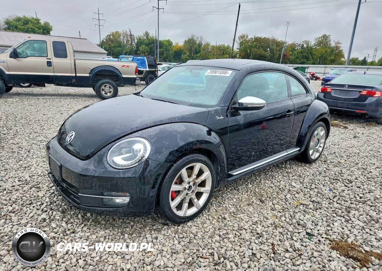 2013 Volkswagen Beetle Turbo VIN:3VWVT7AT8DM687744 - 1