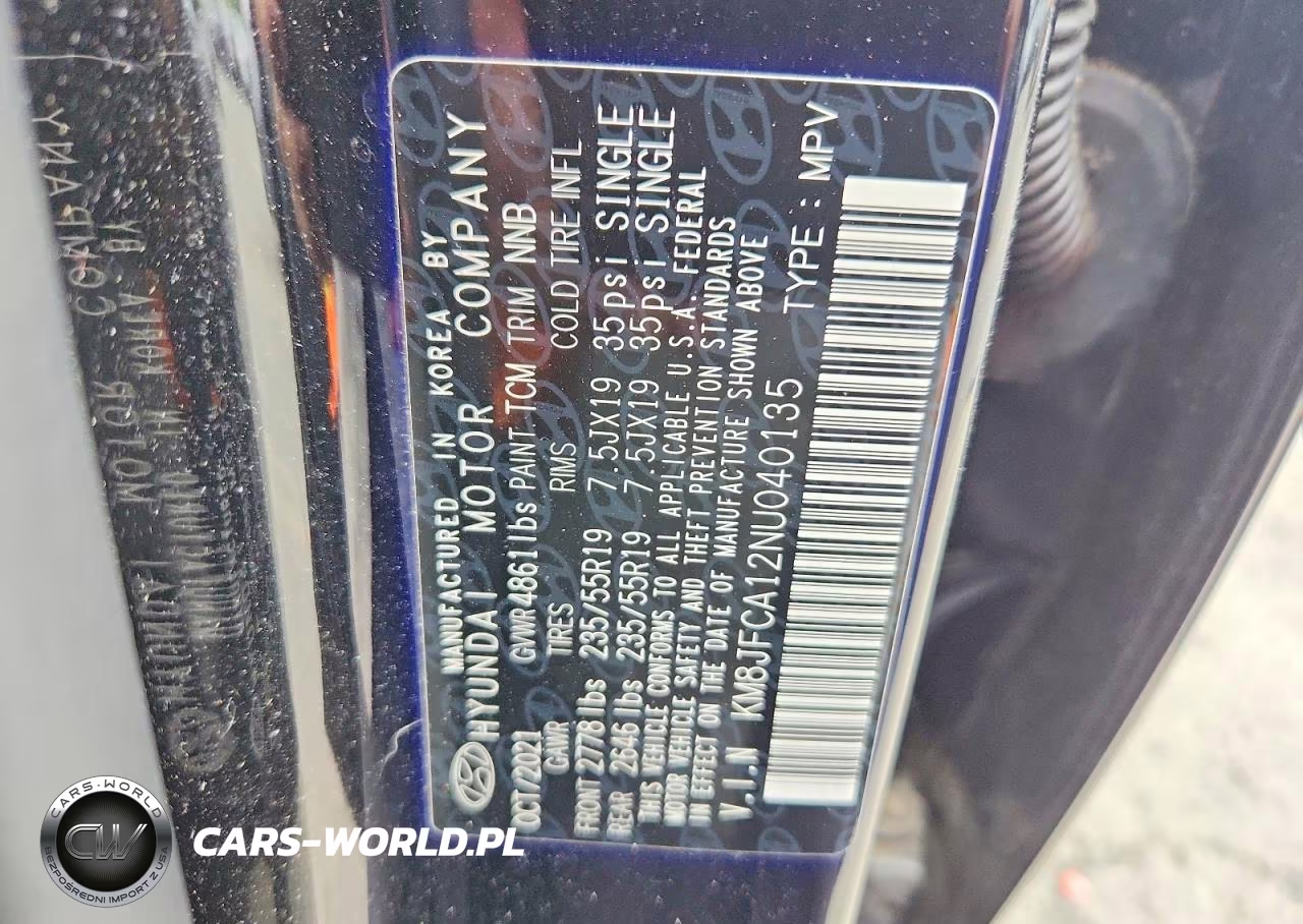2022 Hyundai Tucson Sel Convenience VIN:KM8JFCA12NU040135 - 14