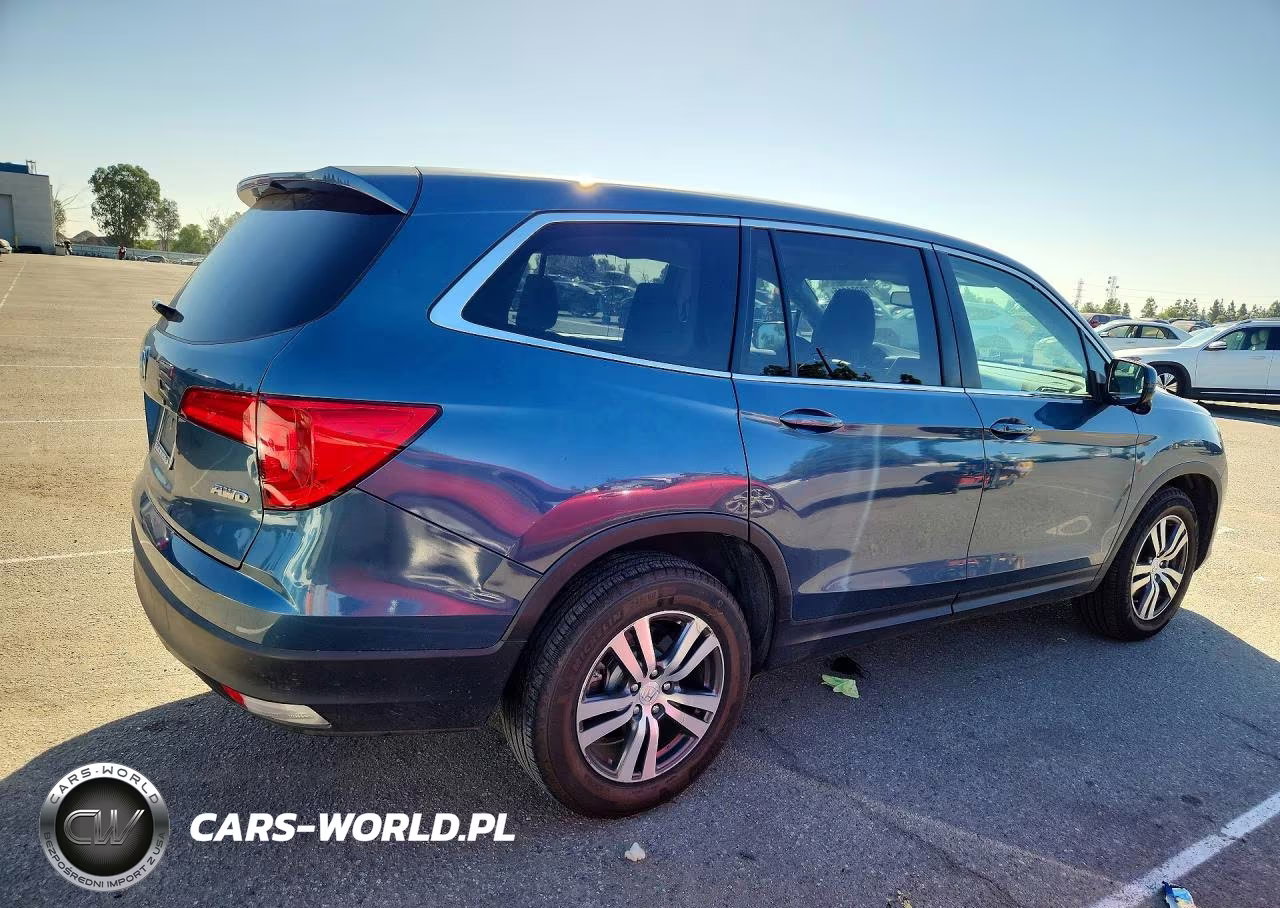 2016 Honda Pilot Exln VIN:5FNYF6H75GB117283 - 3