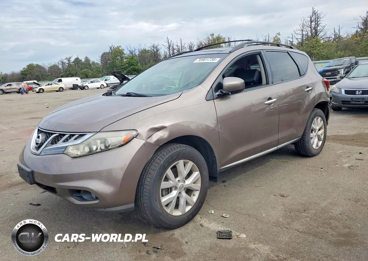 2011 Nissan Murano S VIN:JN8AZ1MW8BW167614 - 1