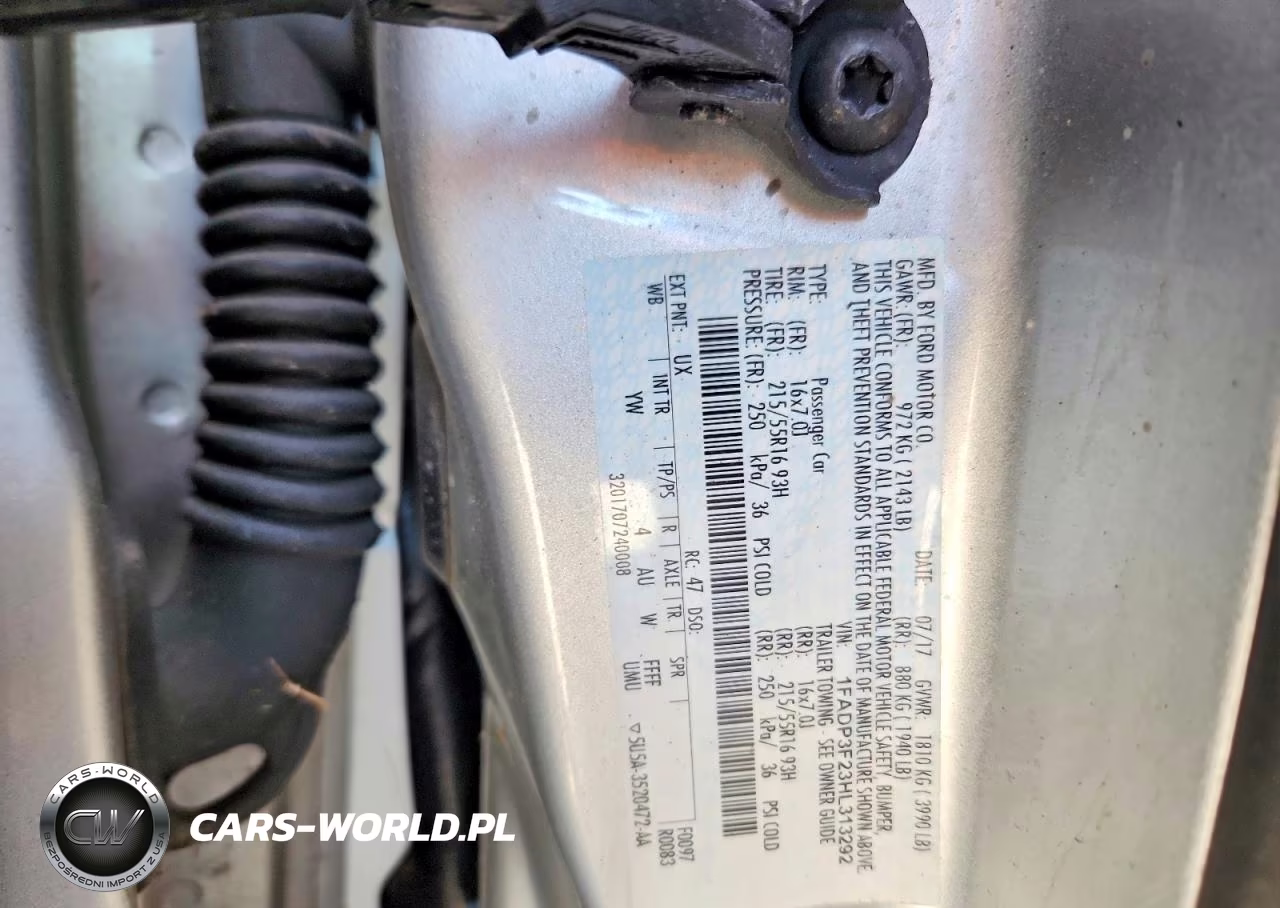 2017 Ford Focus Se VIN:1FADP3F23HL313292 - 12