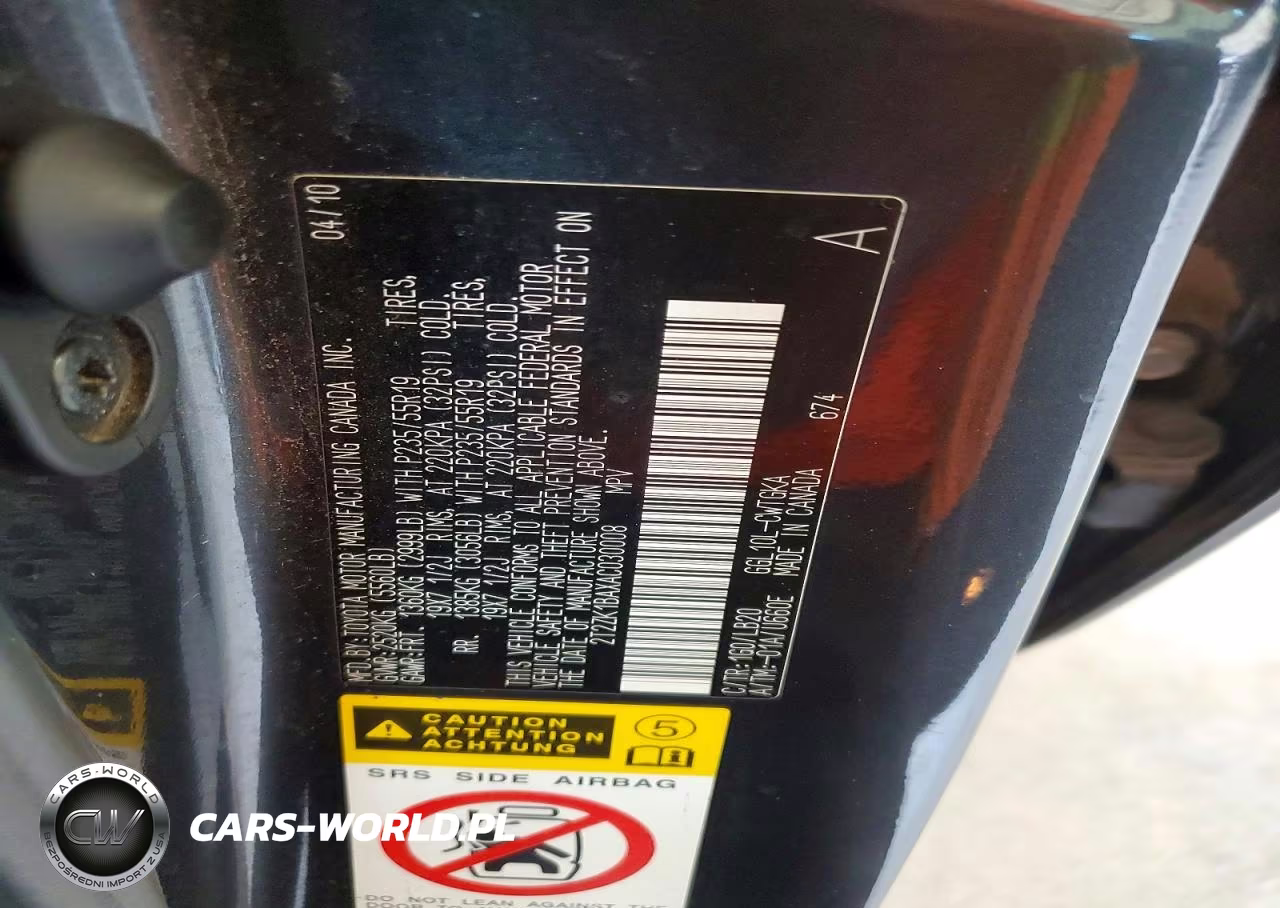 2010 Lexus Rx 350 VIN:2T2ZK1BAXAC030008 - 13