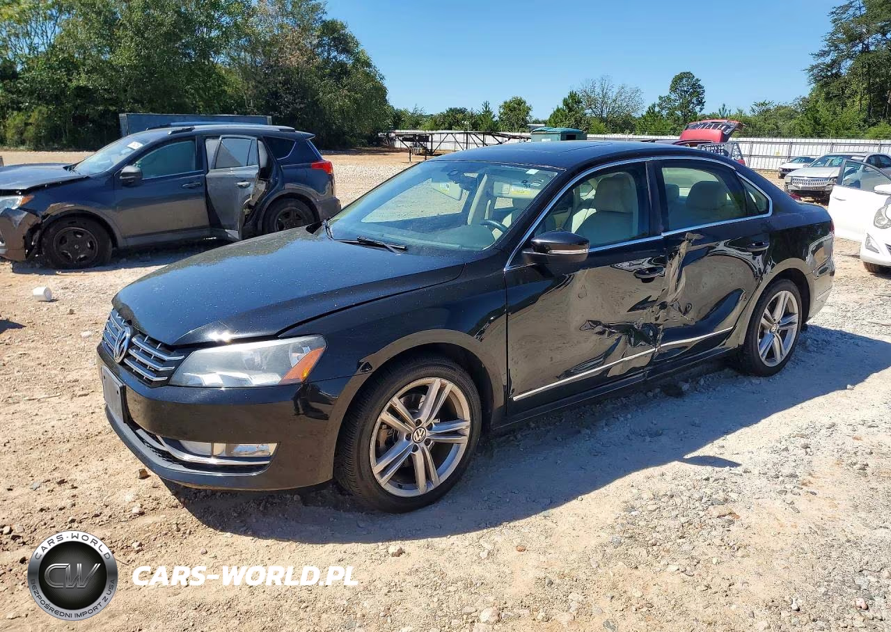 2014 Volkswagen Passat Sel VIN:1VWCS7A32EC112942 - 1