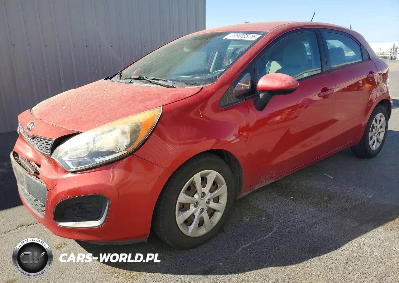 2013 Kia Rio Lx VIN:KNADM5A3XD6307025 - 1