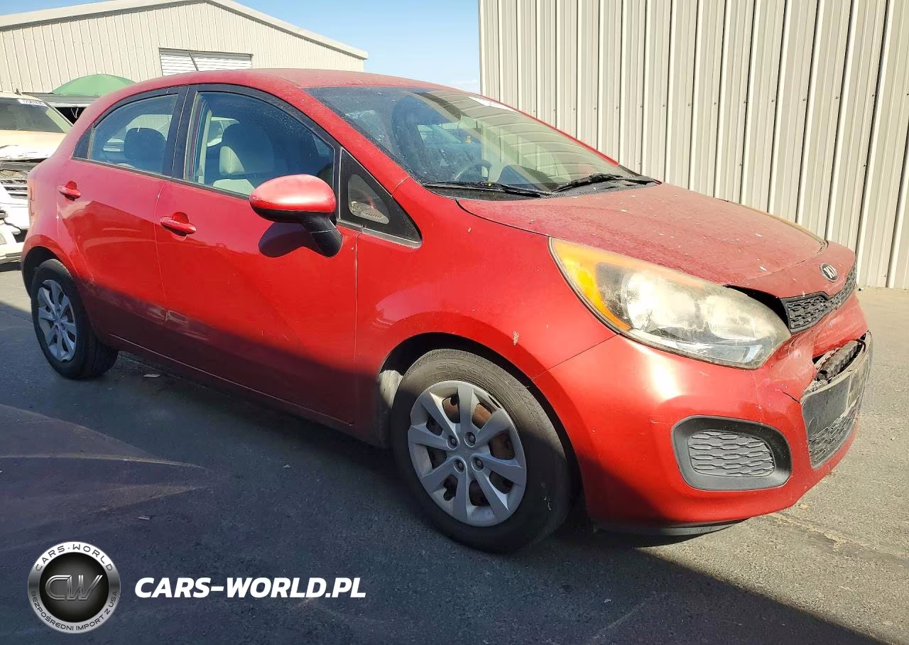 2013 Kia Rio Lx VIN:KNADM5A3XD6307025 - 4