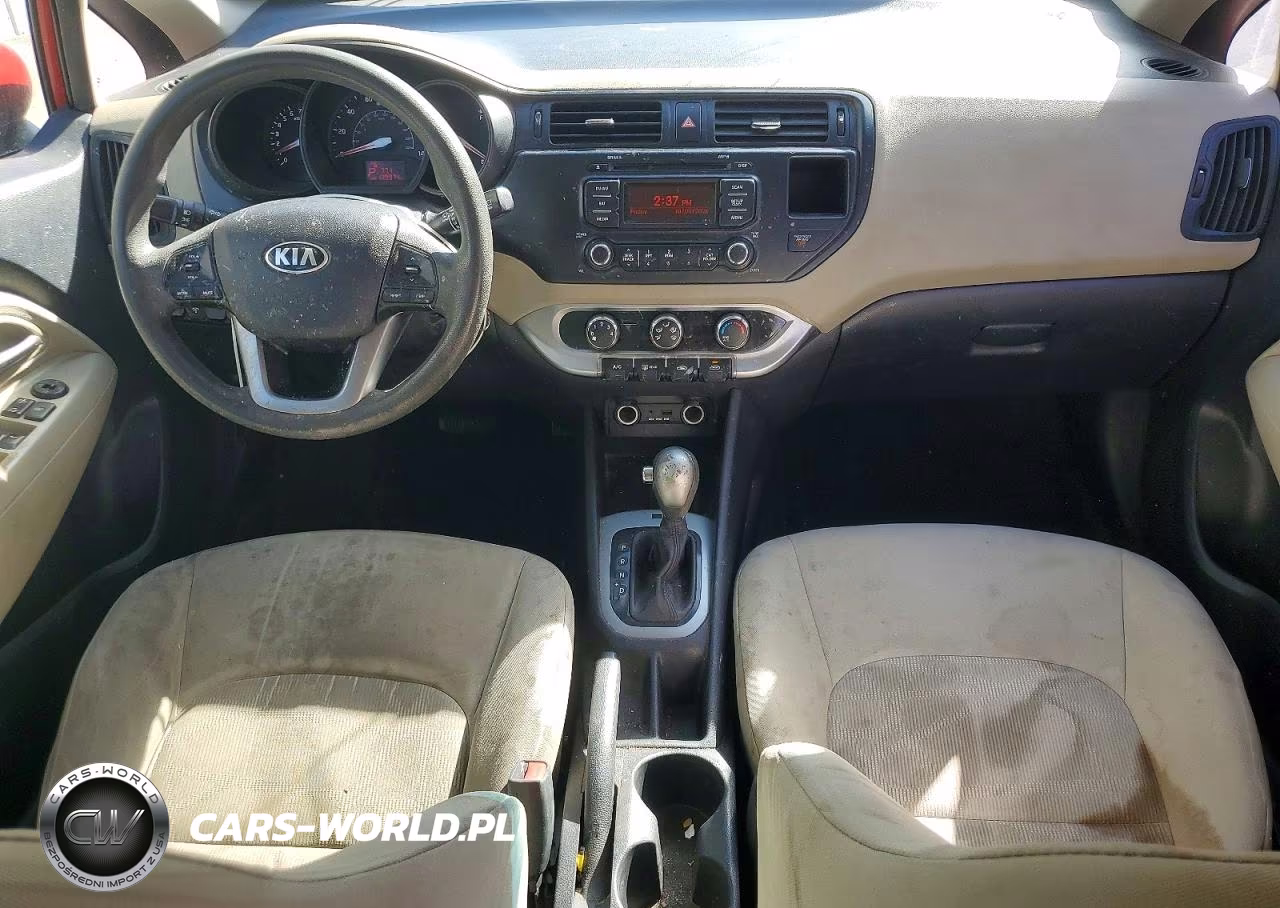 2013 Kia Rio Lx VIN:KNADM5A3XD6307025 - 8