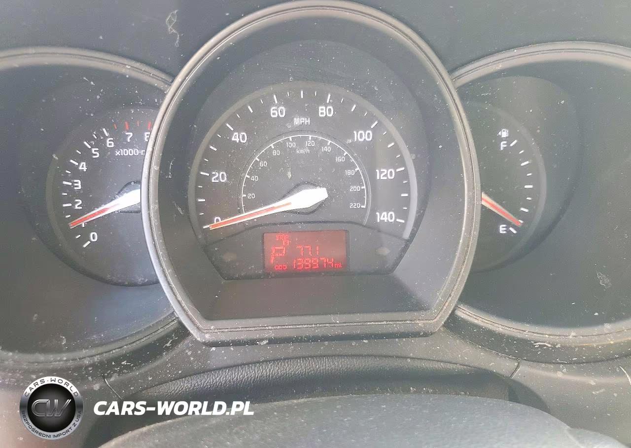2013 Kia Rio Lx VIN:KNADM5A3XD6307025 - 9