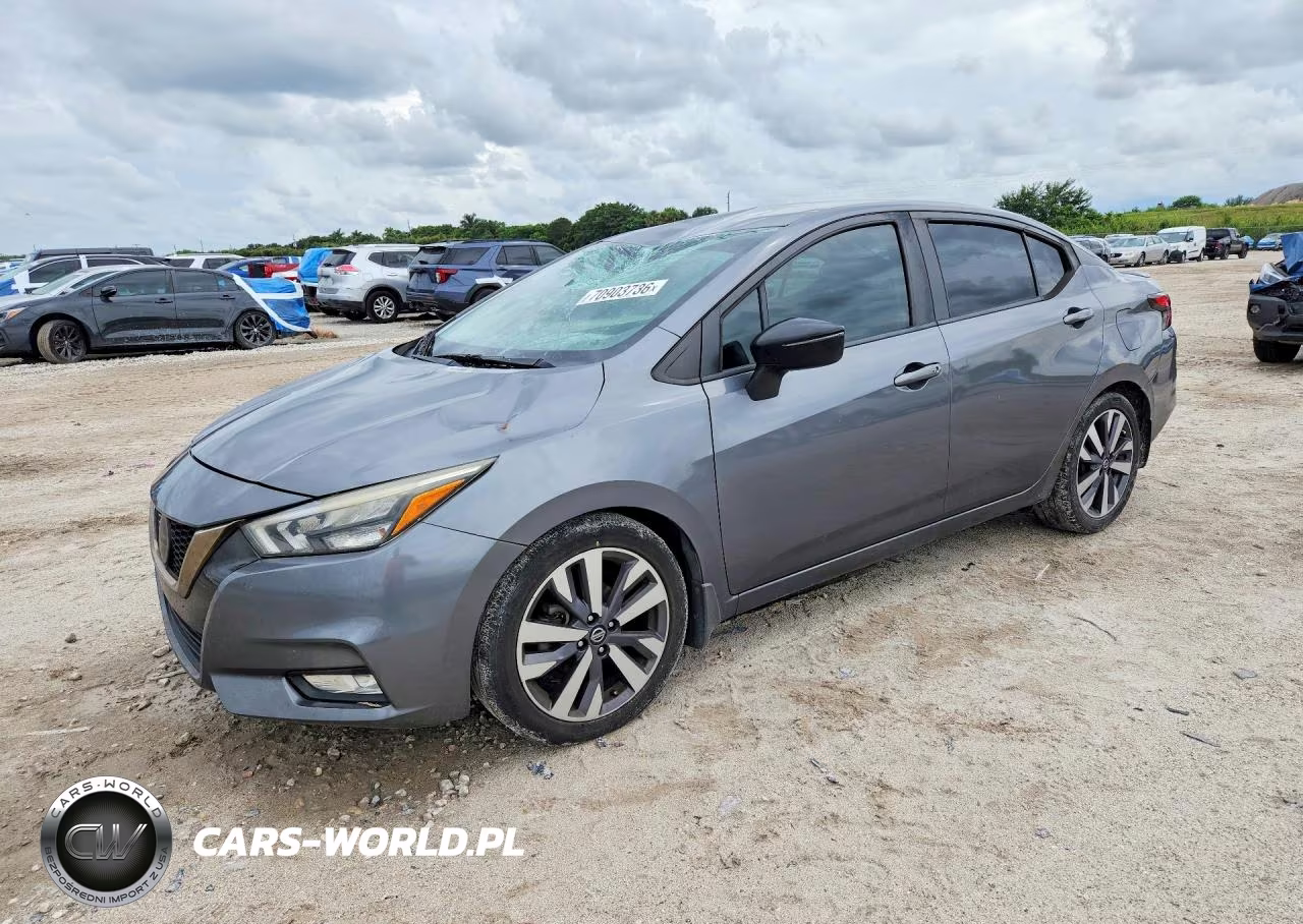 2020 Nissan Versa Sr VIN:3N1CN8FV5LL805129 - 1