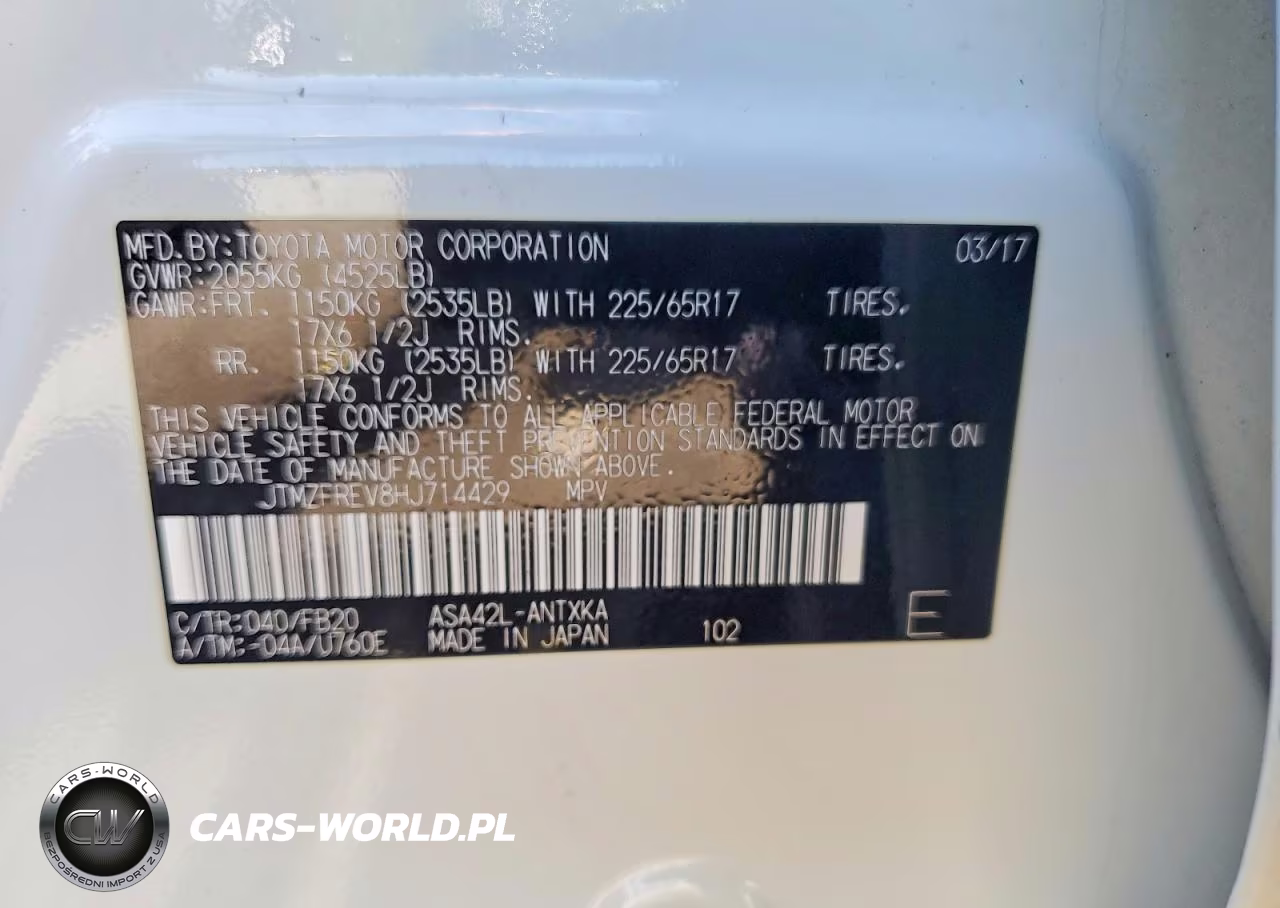 2017 Toyota Rav4 Le VIN:JTMZFREV8HJ714429 - 12