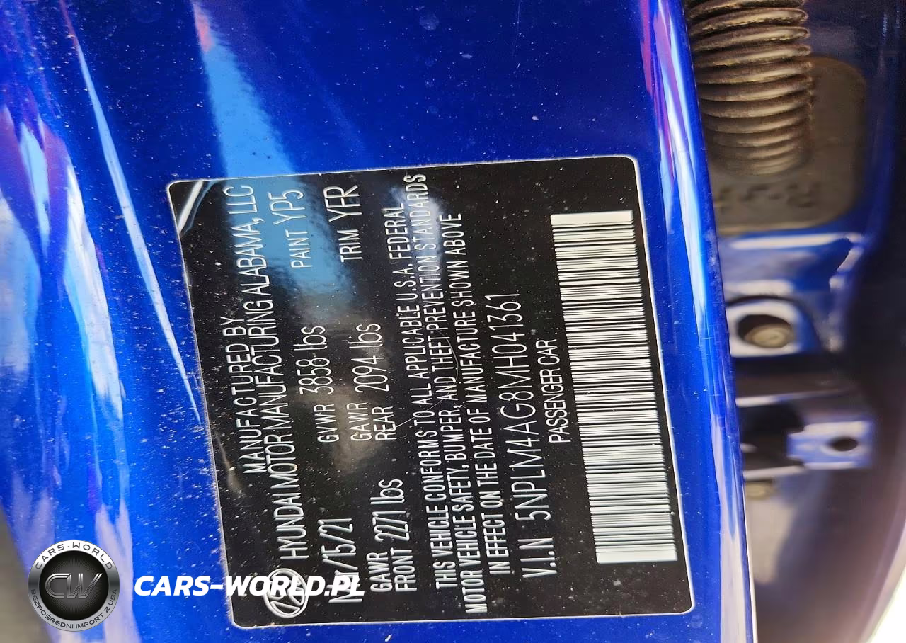 2021 Hyundai Elantra Sel VIN:5NPLM4AG8MH041361 - 12