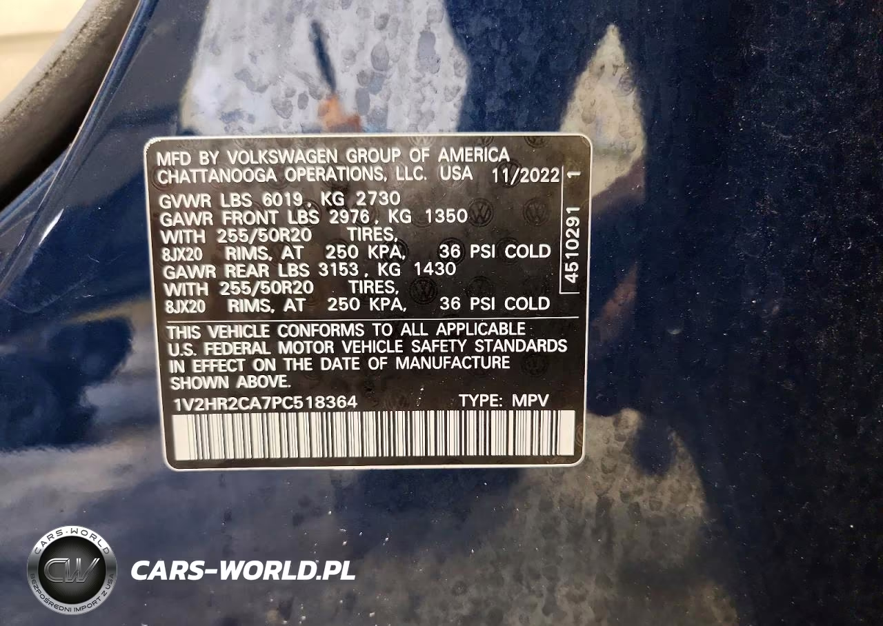 2023 Volkswagen Atlas Se VIN:1V2HR2CA7PC518364 - 13