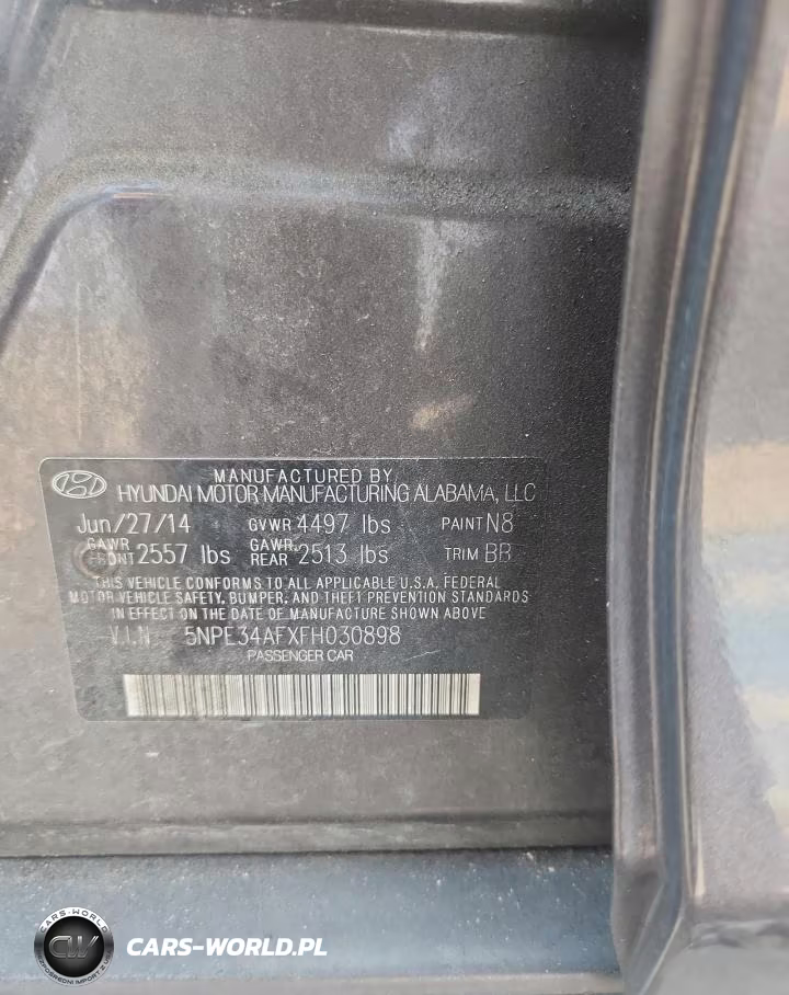 2015 Hyundai Sonata Sport VIN:5NPE34AFXFH030898 - 12