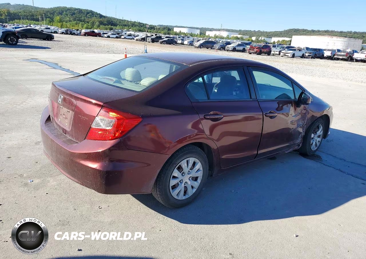 2012 Honda Civic Lx VIN:2HGFB2F56CH532695 - 3
