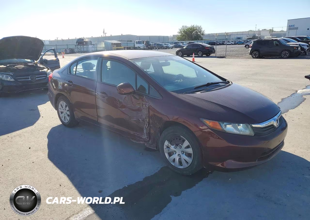 2012 Honda Civic Lx VIN:2HGFB2F56CH532695 - 4