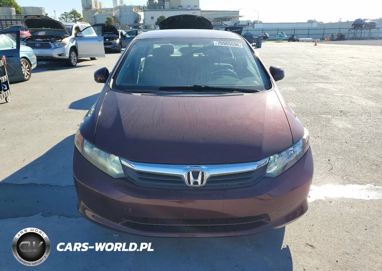 2012 Honda Civic Lx VIN:2HGFB2F56CH532695 - 5
