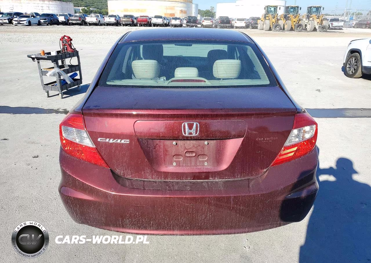 2012 Honda Civic Lx VIN:2HGFB2F56CH532695 - 6