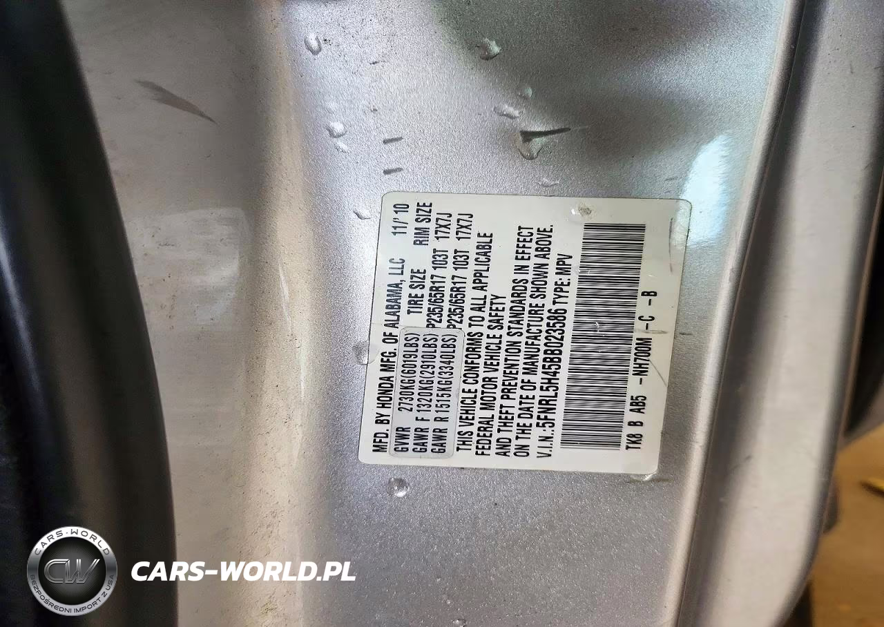 2011 Honda Odyssey Ex VIN:5FNRL5H45BB023586 - 13
