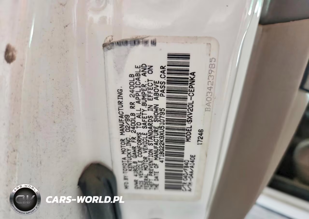 1998 Toyota Camry VIN:4T1BG22K9XU510795 - 12